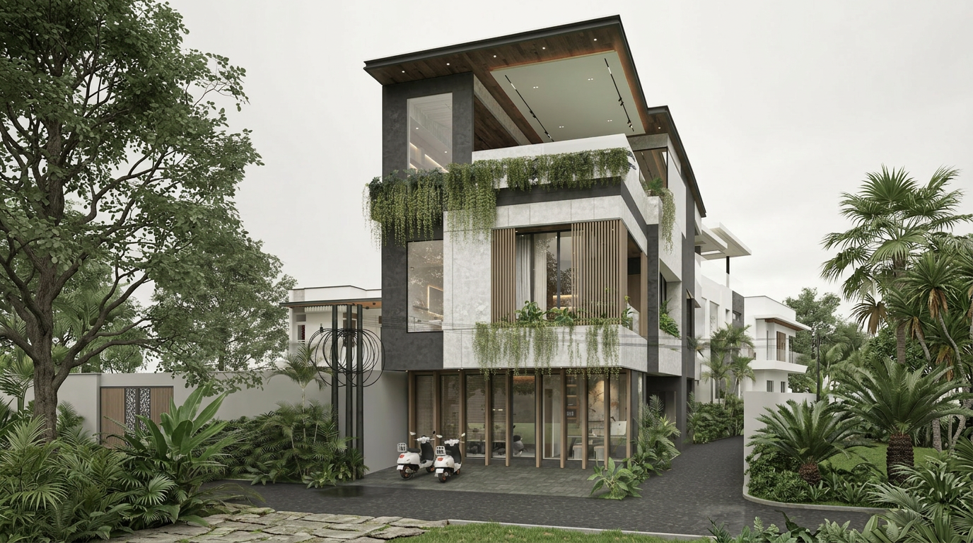 Umalas: apartmánový dům